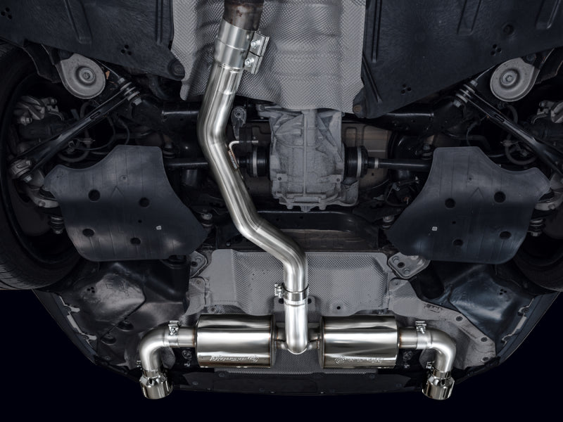 AWE 19-23 BMW 330i / 21-23 BMW 430i Base G2X Touring Axle Back Exhaust - Chrome Silver Axle Back AWE Tuning