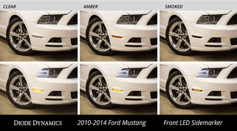 Diode Dynamics Mustang 2010 LED Sidemarkers - Amber/ - Red Set Light Accessories and Wiring Diode Dynamics