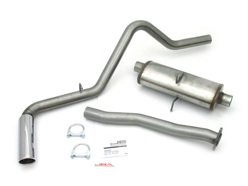 JBA 98-11 Ford Ranger Super Cab 2.5L/3.0L/4.0L 409SS Pass Side Single Exit Cat-Back Exhaust Catback JBA