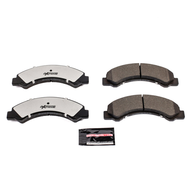 Power Stop 17-18 Chevrolet LCF 4500HD Front Z36 Truck & Tow Brake Pads w/Hardware Brake Pads - Performance PowerStop