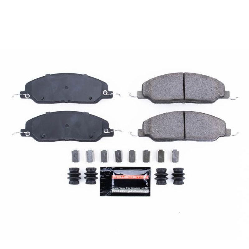 Power Stop 05-10 Ford Mustang Front Z23 Evolution Sport Brake Pads w/Hardware Brake Pads - Performance PowerStop