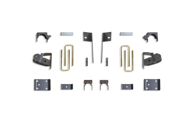 MaxTrac 2019+ GM C/K1500 2WD/4WD 4in Rear Adj. Lowering Flip Kit Leaf Springs & Accessories Maxtrac