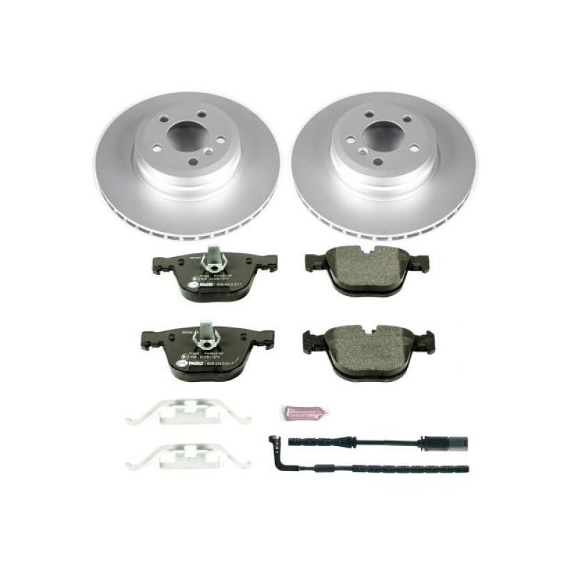 Power Stop 07-15 BMW X5 Rear Euro-Stop Brake Kit Brake Kits - OE PowerStop