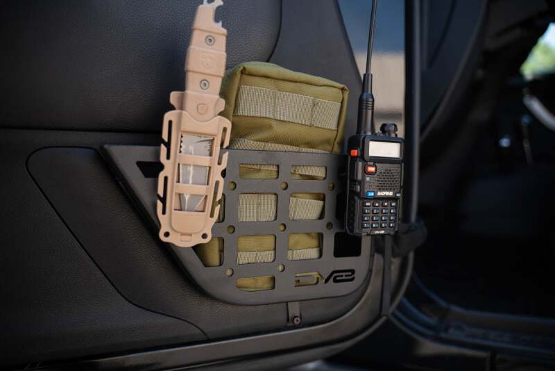 DV8 Offroad 2011-2018 Jeep Wrangler JK Slim Front Door Molle Pockets Exterior Trim DV8 Offroad