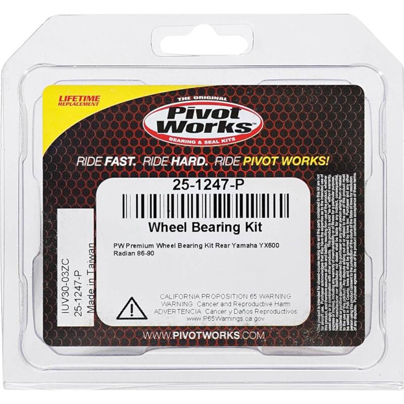Pivot Works Yamaha Wheel Bearing Kit Premium Bearings Control Arms Pivot Works