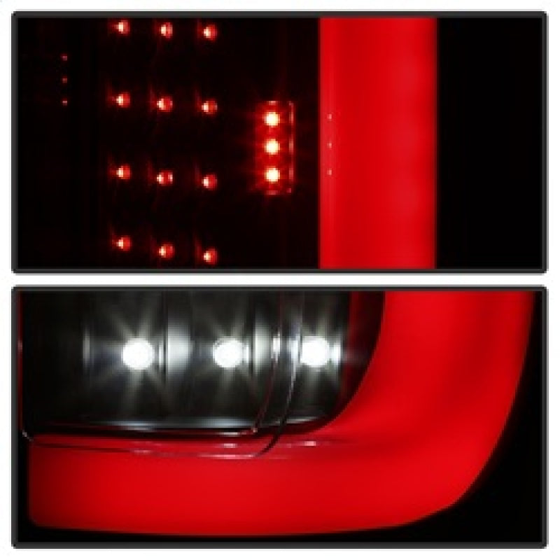 xTune 17-18 Ford F-250 Super Duty (Excl LED Models) LED Tail Lights-Blk Smk (ALT-ON-FS17-LBLED-BSM) Tail Lights SPYDER