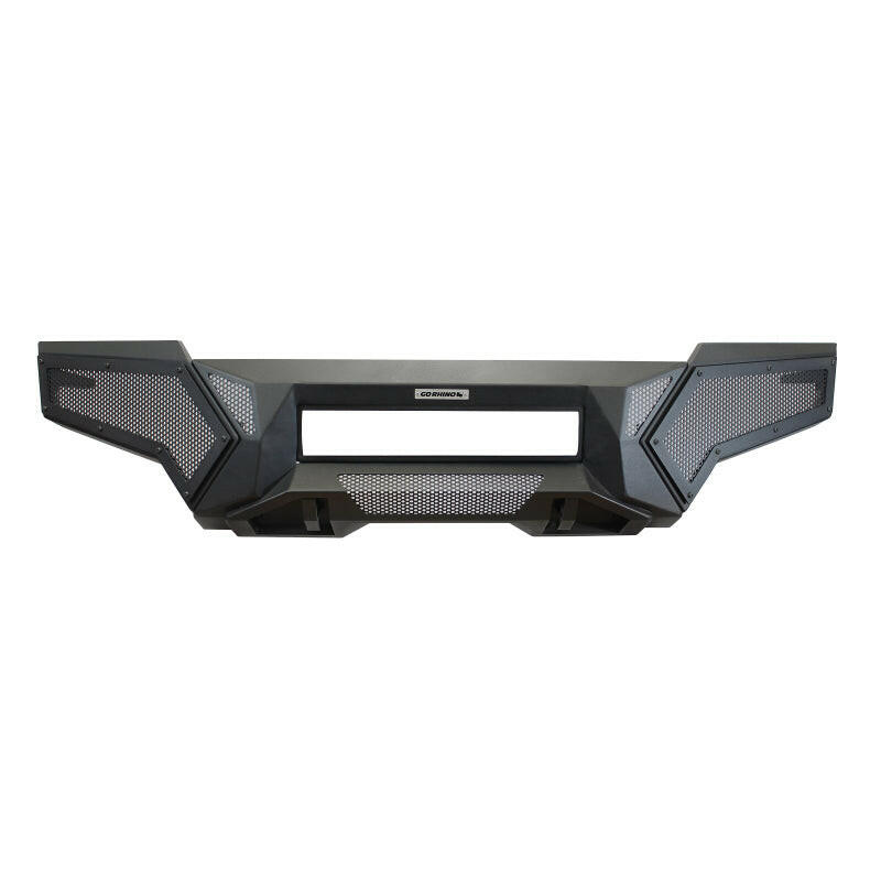 Go Rhino 16-21 Toyota Tacoma Element Front Bumper with Fixed Light Bar Mount Textured Black Bumpers - Steel Go Rhino