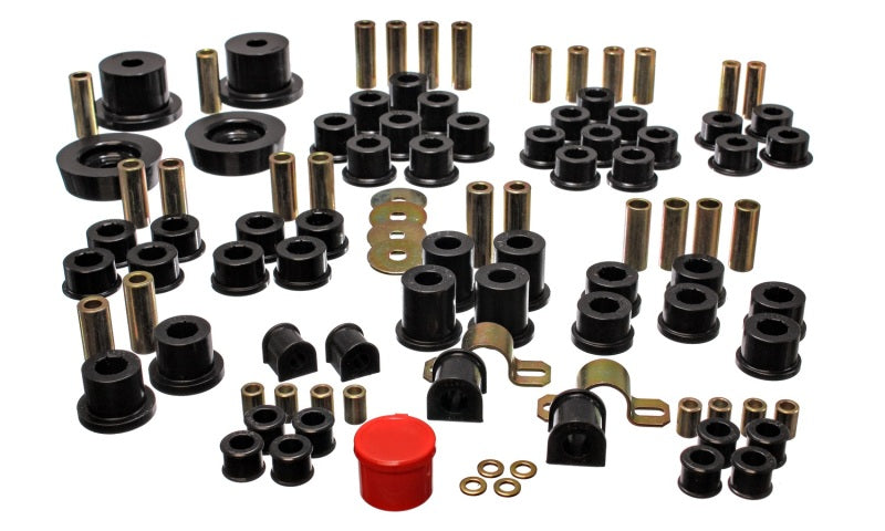 Energy Suspension 90-97 Mazda Miata Black Hyper-Flex Master Bushing Set Bushings - Full Vehicle Kits Energy Suspension