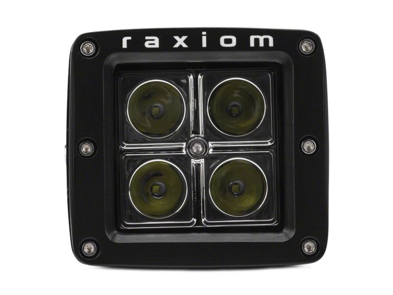 Raxiom 3-In Square 4-LED Off Road Light Spot Beam Universal (Some Adaptation May Be Required) Light Bars & Cubes Raxiom