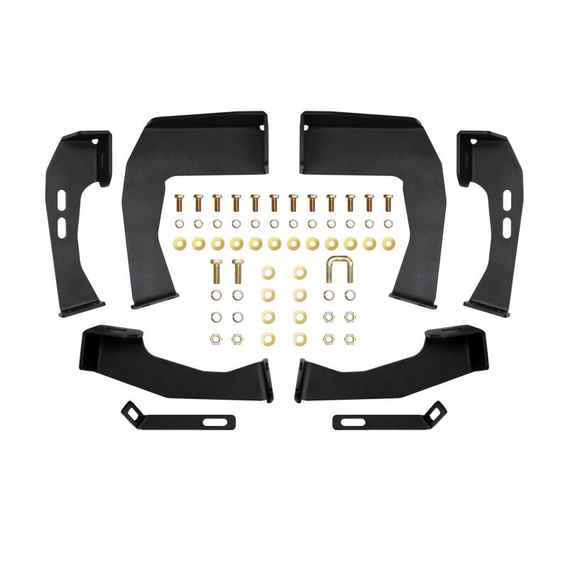 Westin 04-13 Chevy Silverado 1500 Crew Cab HDX Stainless Drop Nerf Step Bars - Textured Black Nerf Bars Westin