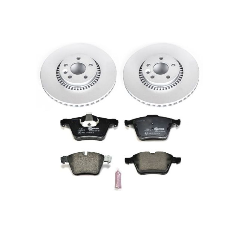 Power Stop 11-14 Volvo S60 Front Euro-Stop Brake Kit Brake Kits - OE PowerStop