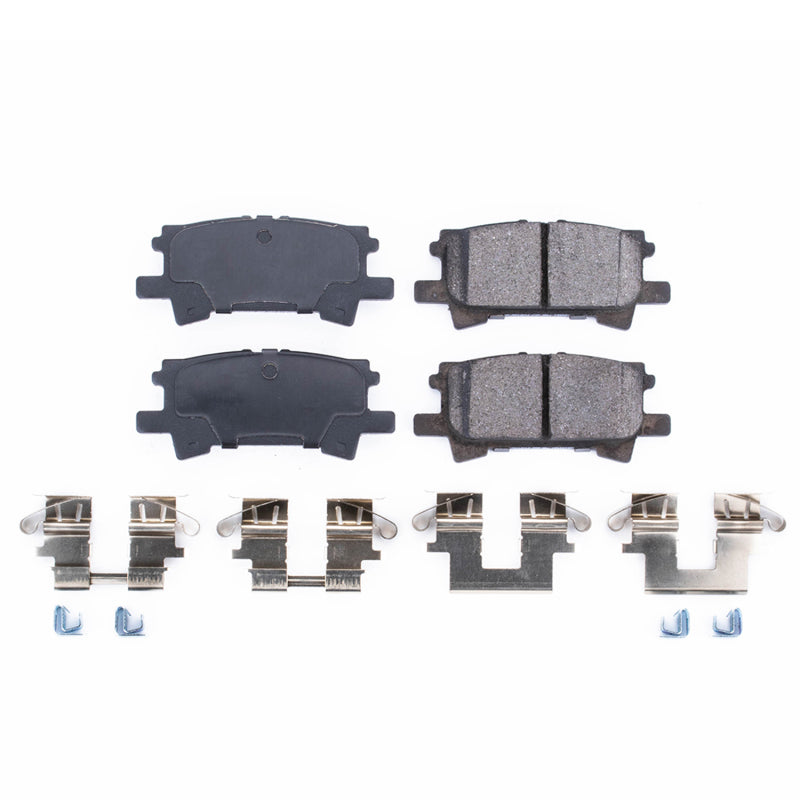 Power Stop 04-06 Lexus RX330 Rear Z17 Evolution Ceramic Brake Pads w/Hardware Brake Pads - OE PowerStop