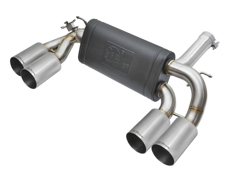aFe MACHForce XP 3in - 2 1/2in Axle Back 304SS Exhaust w/ Polished Tips 16-17 BMW M2 (f87) Axle Back aFe