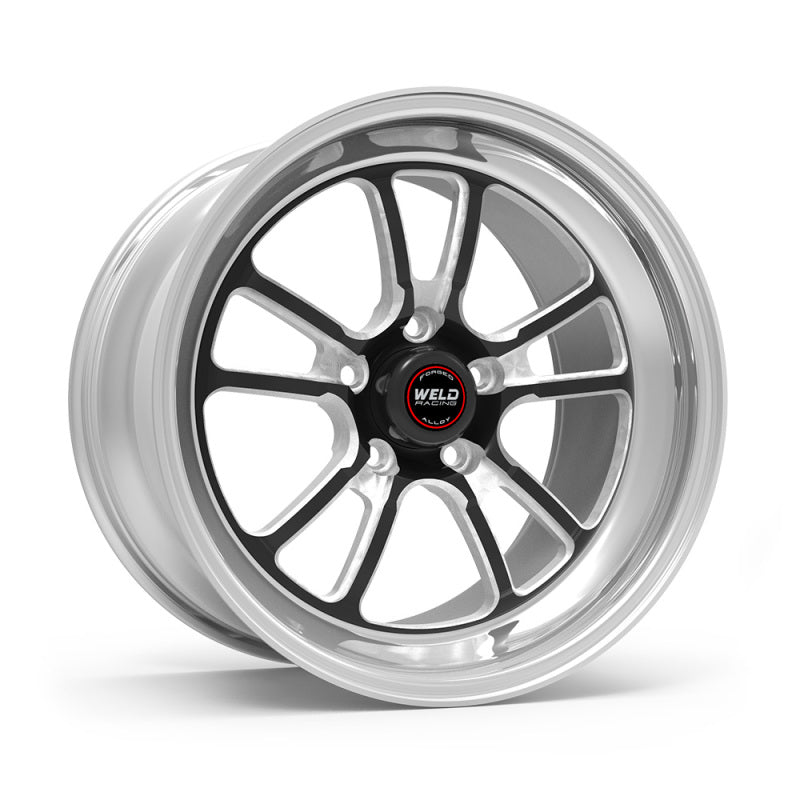 Weld S70 18x5 / 5x4.75 BP / 2.1in. BS Black Wheel (High Pad) - Non-Beadlock Wheels - Forged Weld