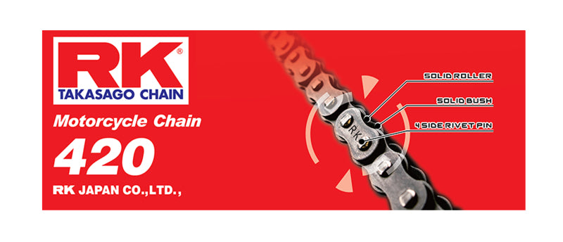 RK Chain RK-M 420-104 - Natural Chains RK Chain