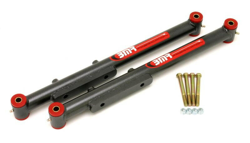 BMR 91-96 B-Body Non-Adj. Extended Length Lower Control Arms (Polyurethane) - Black Hammertone Control Arms BMR Suspension