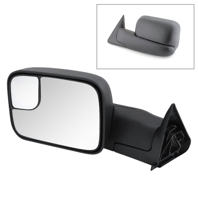 xTune Dodge Ram 94-01 Manual Extendable Manual Adjust Mirror Left MIR-DRAM94-MA-L Side Mirrors SPYDER