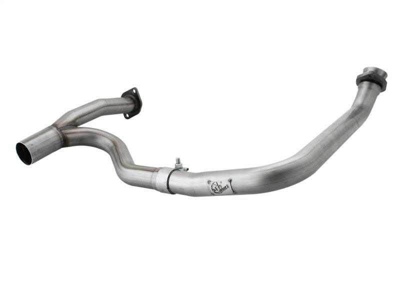 aFe Power Twisted Steel Y-Pipe Stainless Steel 2.5in 12-14 Jeep Wrangler V6 3.6L Headers & Manifolds aFe