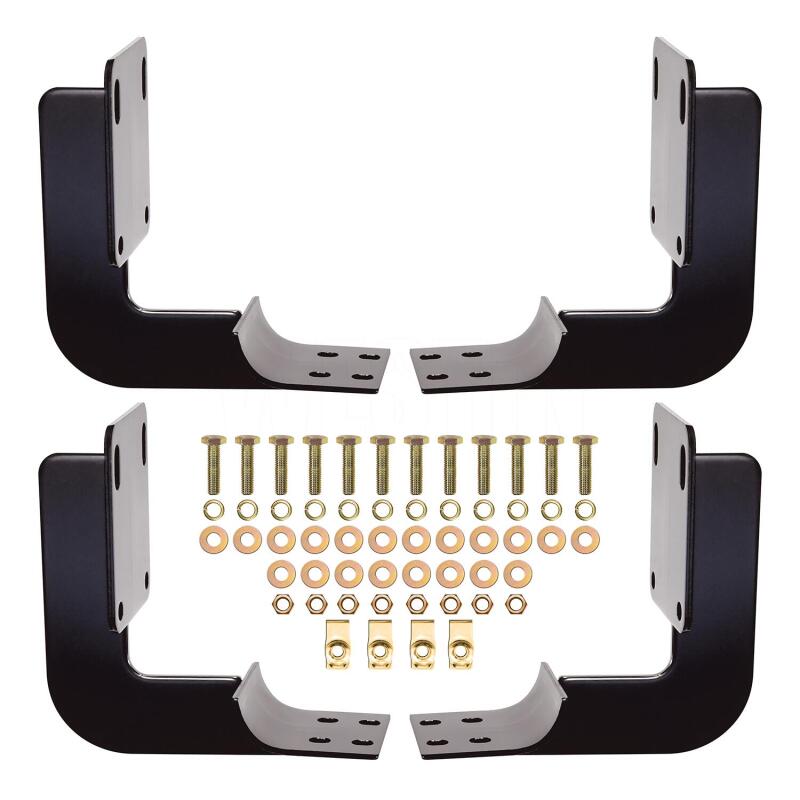 Westin 99-16 Ford F-250/350/450/550HD Reg/Supr Cab/Crew Premier Oval Nerf Step Bar Mount Kit - Blk Hardware Kits - Other Westin