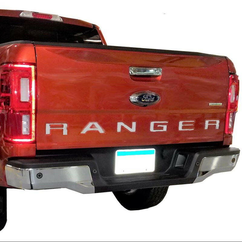 Putco 19-20 Ford Ranger - Stainless Steel Tailgate Letters RANGER Exterior Trim Putco