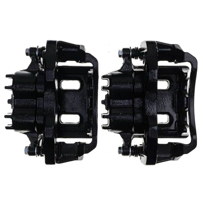 Power Stop 2000 Ford Excursion Rear Black Caliper - Pair w/Bracket Brake Calipers - Perf PowerStop