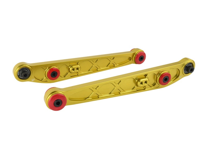 Skunk2 Honda/Acura EK Alpha Series Rear Lower Control Arm Set - Gold Control Arms Skunk2 Racing