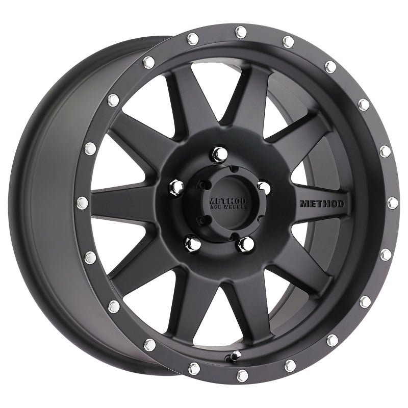 Method MR301 The Standard 16x8 0mm Offset 5x4.5 83mm CB Matte Black Wheel Wheels - Cast Method Wheels