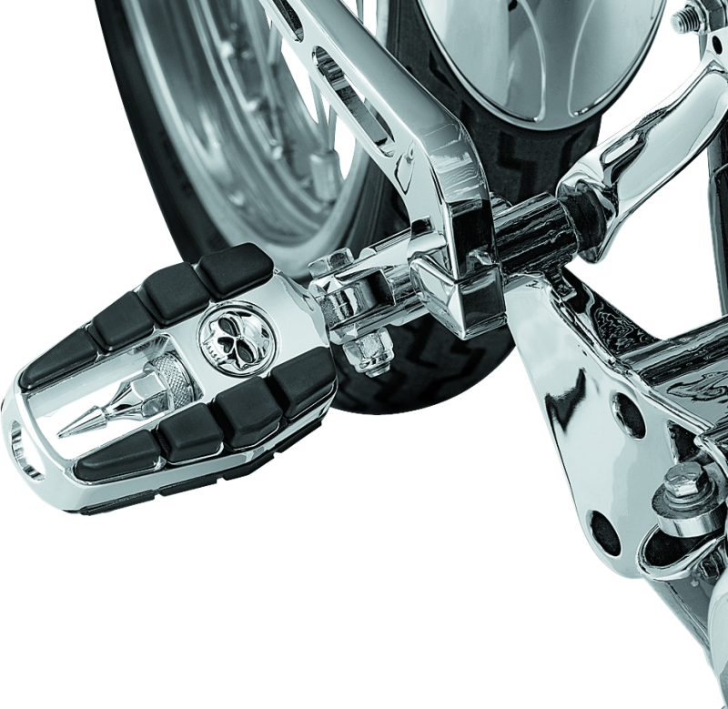 Kuryakyn Zombie Pegs With Male Mount Chrome Footpegs Kuryakyn