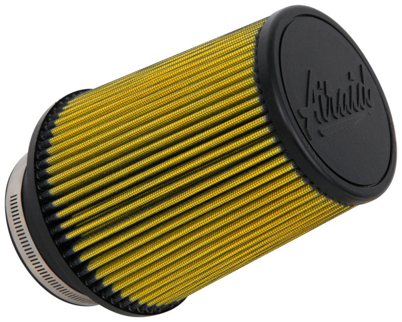 Airaid Universal Air Filter - Cone 4in Flange x 6in Base x 4-5/8in Top x 7in Height - Synthaflow Air Filters - Universal Fit Airaid