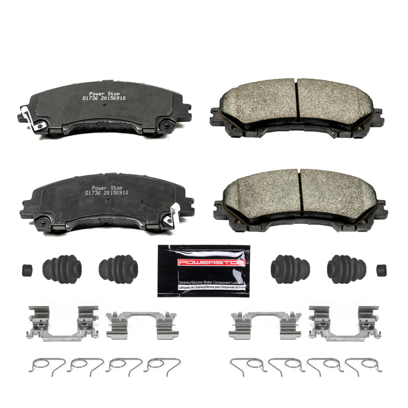 Power Stop 14-19 Infiniti Q50 Front Z23 Evolution Sport Brake Pads w/Hardware Brake Pads - Performance PowerStop