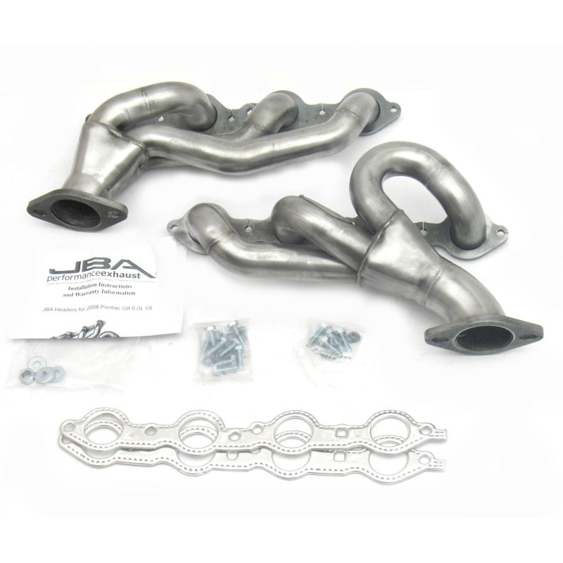 JBA 08-09 Pontiac G8 6.0/6.2L LS 1-3/4in Primary Raw 409SS Cat4Ward Header Headers & Manifolds JBA