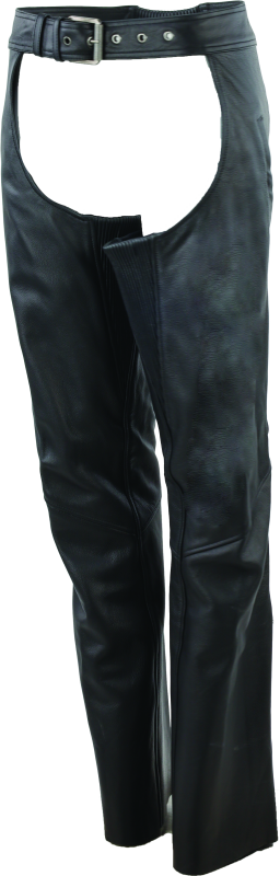 Kuryakyn Leather By River Road Plains Leather Chaps Black Womens - Small Pants Kuryakyn