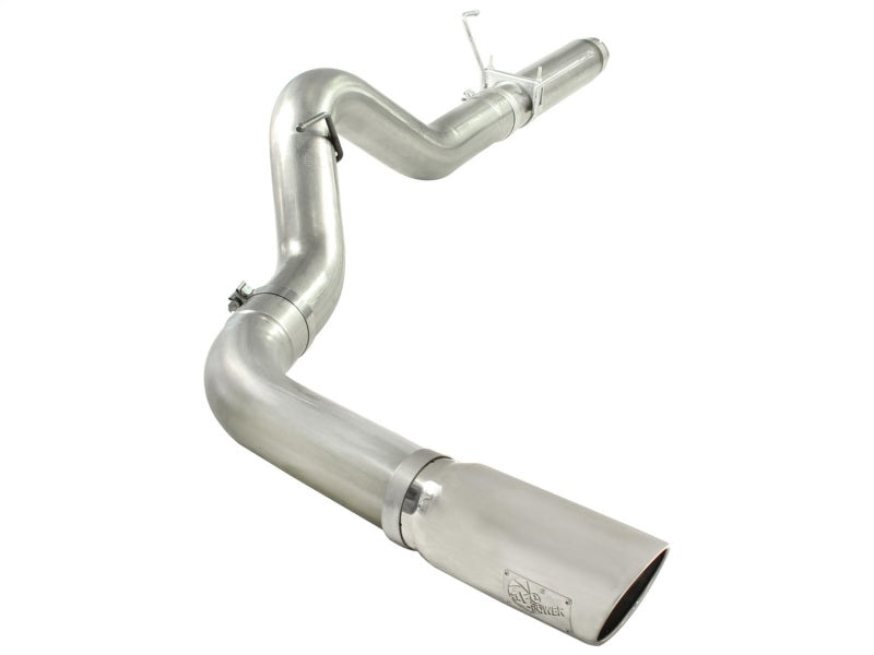 aFe Atlas Exhaust DPF-Back Aluminized Steel Exhaust Dodge Diesel Trucks 07.5-12 L6-6.7L Polished Tip DPF Back aFe