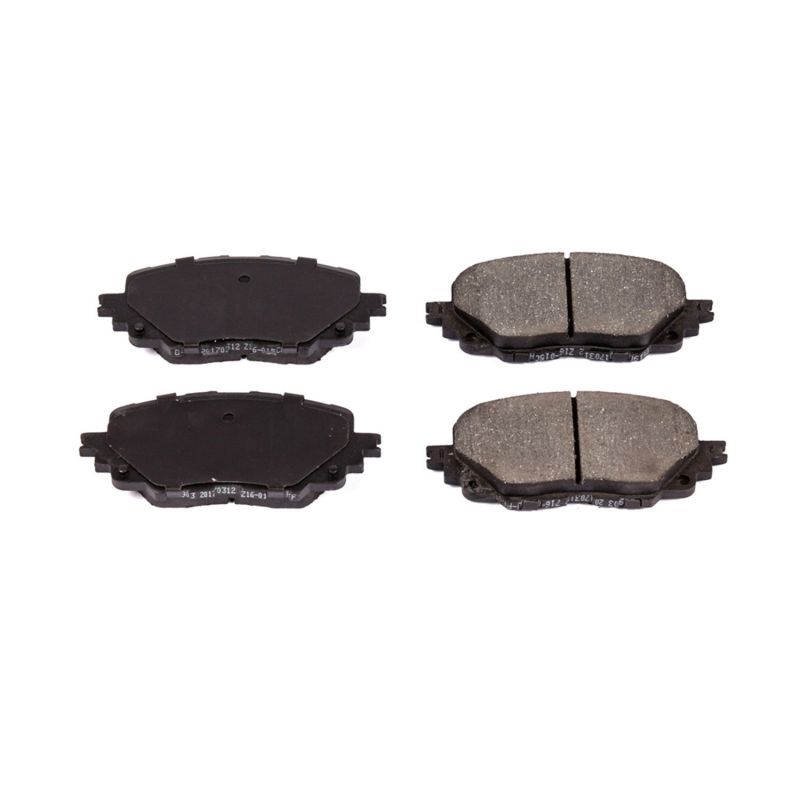 Power Stop 17-19 Fiat 124 Spider Front Z16 Evolution Ceramic Brake Pads Brake Pads - OE PowerStop
