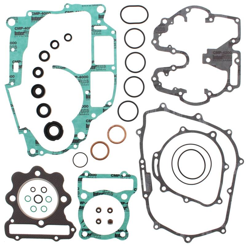 Vertex Gaskets 91-96 Honda XR250L Complete Gasket Kit w/ Oil Seals Engine Hardware Vertex Pistons