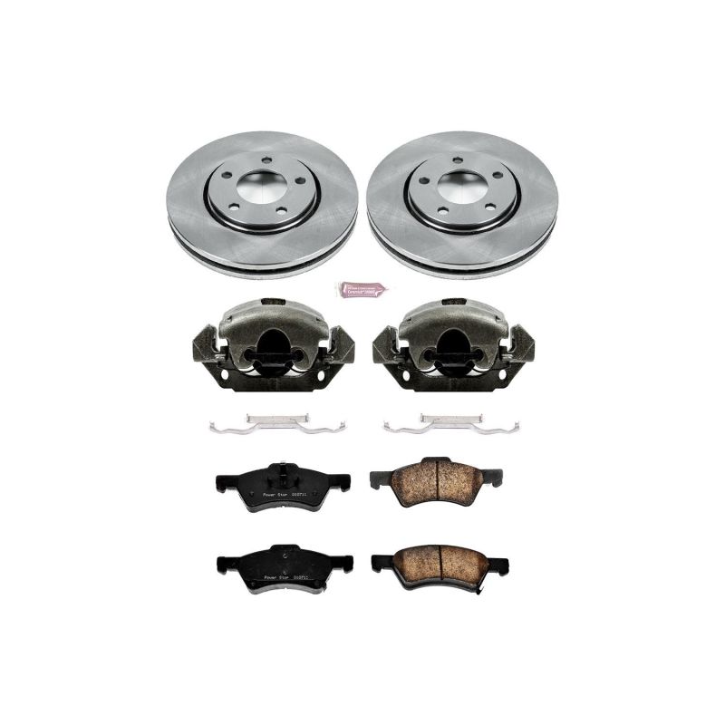 Power Stop 03-04 Dodge Caravan Front Autospecialty Brake Kit w/Calipers Brake Kits - OE PowerStop