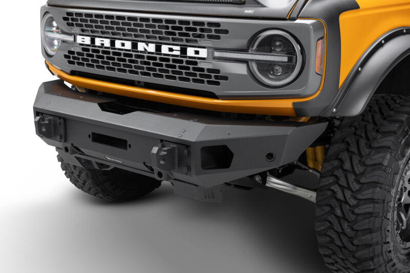 Go Rhino 21-26 Ford Bronco (Excl. LED Fog Lights) Trailline Front Full Width Bumper - Tex. Blk Bumpers - Steel Go Rhino
