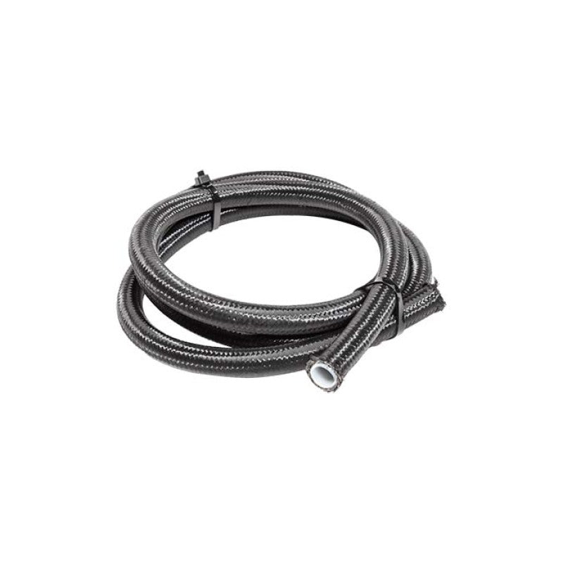 Snow 10AN Braided Stainless PTFE Hose - 5ft (Black) Injection Pump Components Snow Performance