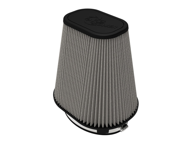 aFe Magnum FLOW Universal Pro DRY S Air Filter (7.5x5.5)in F (9.25x7.25)in B x (6x4)in T x 9in H Air Filters - Universal Fit aFe