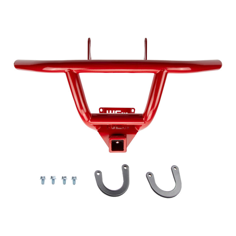 Wehrli 19-22 Honda Talon X/R Rear Bumper w/ Receiver Hitch - Talon Red Bumper Beams Wehrli