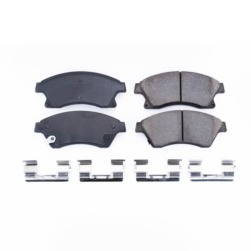 Power Stop 11-15 Chevrolet Cruze Front Z17 Evolution Ceramic Brake Pads w/Hardware Brake Pads - OE PowerStop