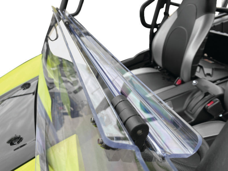 QuadBoss 16-22 Kawasaki KRF800 Teryx Windbreak Folding Windshield Windshields QuadBoss