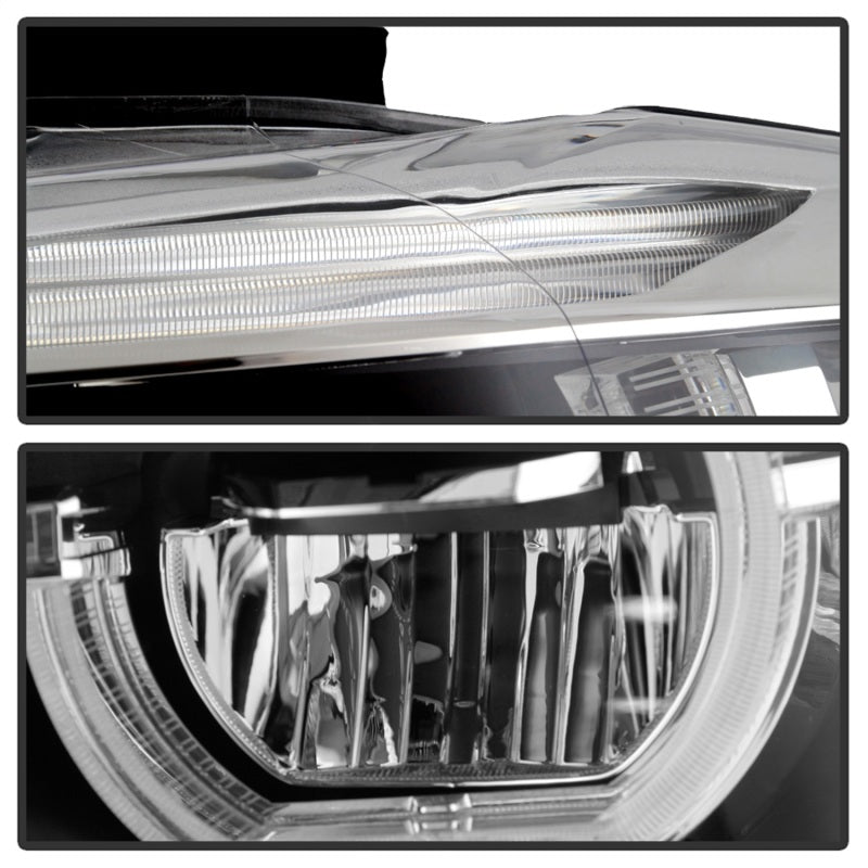 Spyder BMW F30 3 Series 4Dr LED Projector Headlights Chrome PRO-JH-BF3012H-4D-LED-C Headlights SPYDER