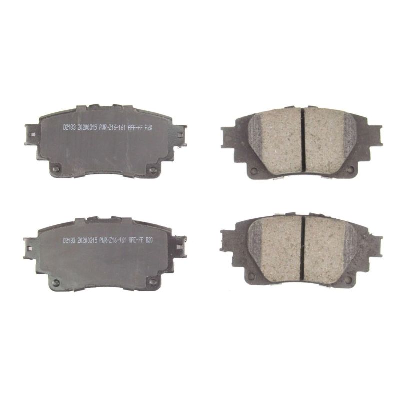 Power Stop 2019 Toyota Corolla Rear Z16 Evolution Ceramic Brake Pads Brake Pads - OE PowerStop