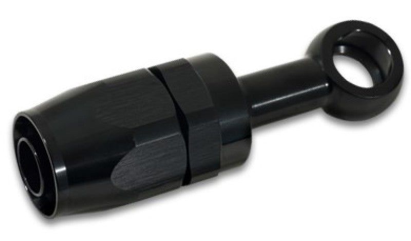 Vibrant -8AN Banjo Hose End Fitting for use with M18 Banjo Bolt - Aluminum Black Fittings Vibrant