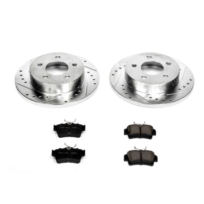 Power Stop 94-04 Ford Mustang Rear Z23 Evolution Sport Brake Kit Brake Kits - Performance D&S PowerStop