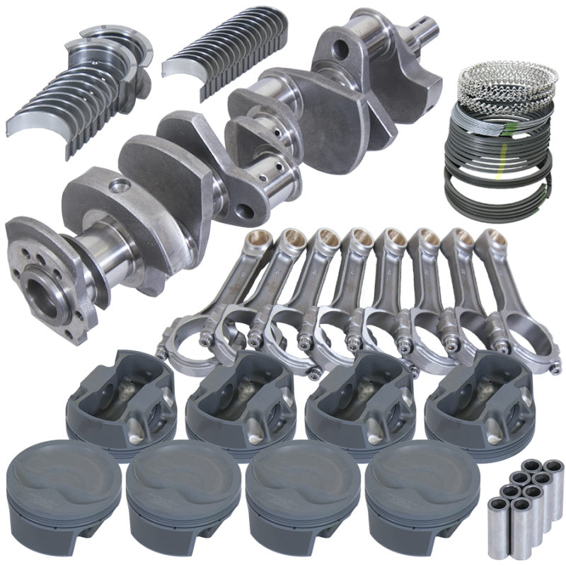 Eagle Chevy LT1350 1Pc 3.750in Crank 6.000in I-Beam Rods -16cc 4.030in Pistons Rotating Assembly Rotating Assemblies Eagle
