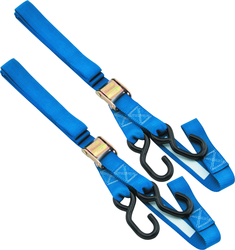 BikeMaster Tiedown 1-1/2 Integrated Softhook - Blue Cargo Tie-Downs BikeMaster