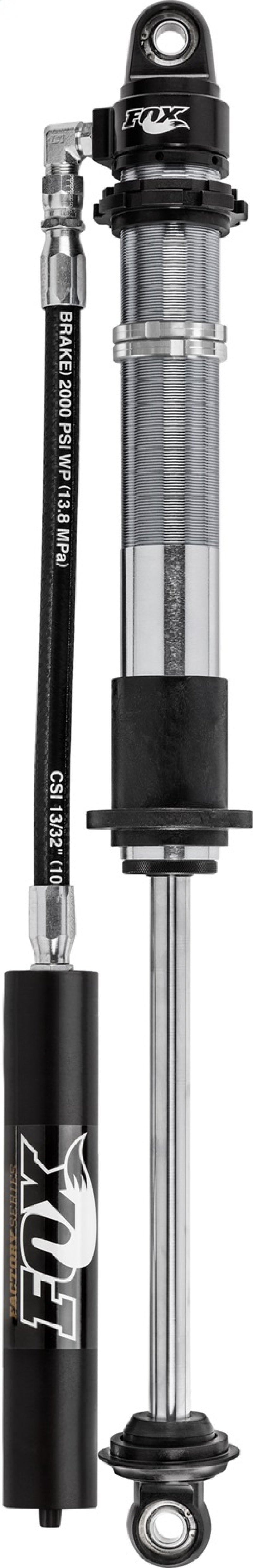 Fox 2.0 Factory Series 14in. Rotating R/R Coilover 7/8in. Shaft (Custom Valv.) w/-10 Heims - Blk Coilovers FOX