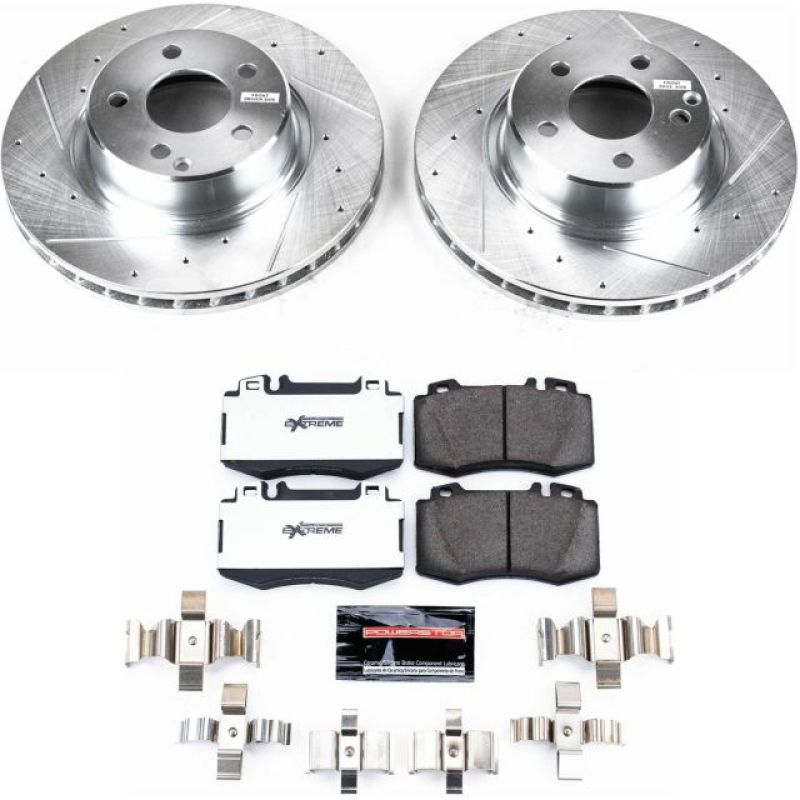 Power Stop 03-06 Mercedes-Benz CL500 Front Z26 Street Warrior Brake Kit Brake Kits - Performance D&S PowerStop